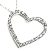14K White Gold 0.50ct Diamond Necklace