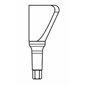 25° Angled Abutment, Green 2.2