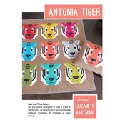 Antonia Tiger Quilt Pattern by Elizabeth Hartman | EH 053 | Tiger Quilt