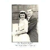 50th Wedding Anniversary Party Invitation, Style 1O