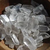 1.25" AAA Raw Clear Quartz Crystal Points, Brazil