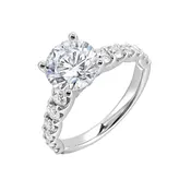 14K PERFECT LOVE SEMI-MOUNT RING W1241RN200SM-4W89