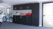 Abilene 7 Piece Garage Set, Black