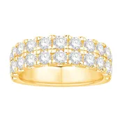 2-Row Diamond Ring