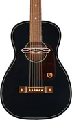 New Gretsch Deltoluxe Parlor Acoustic/Electric in Black Top