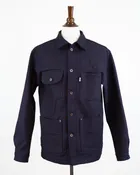Chore Coat Unshin Sashiko 13 Oz Dark Indigo
