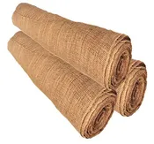 3 Pack Burlap Roll 40 Inch x 16 Yards (each roll)  Heavy Duty Sag less Burlap Fabric by the Yards for Upholstery Rustic Home Party Wedding Decorations