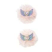 2pc Angel Sparkle Wings Clip Set