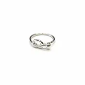 313R OPEN KNOT BEAD RING