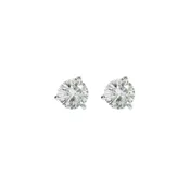 1.01ctw Round Diamond Stud Earrings