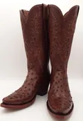 Ostritch Full Quill Cowboy Boot