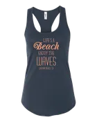 Life's a Beach Tank Top - Indigo