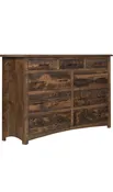 Barn Floor 9-Drawer Dresser | Countrywood Accents