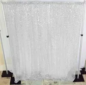 10 x 10 ft. Sheer Sequin Backdrop Draping (4 Colors)