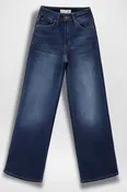 Girls Baggy Clean Hem Jeans