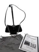 Balenciaga Lindsay Croc Small Shoulder Bag