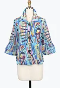 Art Peplum Jacket