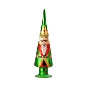 12.5" Glass Soldier Finial Decor