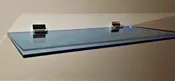 18" L Neon Acrylic wall shelf with metal brackets - 8"wide 1/4" acrylic * Many colors to choose from - ask about custom sizing