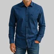 Arlington Denim Blue Pima Cotton Shirt (37014)