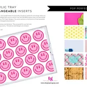 Acrylic Tray Inserts- Pop Perfection