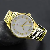 Gilded Urban Elegance Timepiece