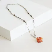 Carnelian Necklace with Sterling — Kimberly Rider Interiors