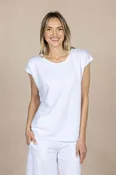 BOHO DOLMAN TOP: WHITE