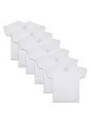 Fruit of the Loom Boys 6 Pack White T Shirts