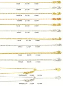 14K Gold Raso Chain
