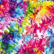 108" - Splash - Multi Bright 108" Wide Backing | Henry Glass  2449WB-1