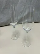 2 CHAMPAGNE FLUTES