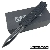 Black Phantom D/A OTF Knife (Multiple Blade Styles Available)