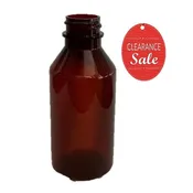 100ml Dark Amber PETE Pharma Round