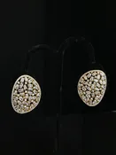 Irregular Shape Crystal Earrings