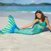 Aussie Green Mermaid Tail - Factory Second