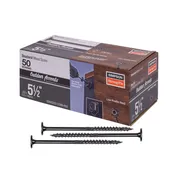 0.220" x 5-1/2" Strong-Tie SDWS22512DBB-R50 Structural Screw T40 Star Double Barrier Black - Pkg 50