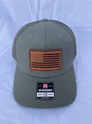 Leather Patch Flag Hat — Perfectly Threaded LLC.