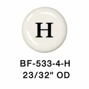 23/32″ OD Ceramic Index Button – H