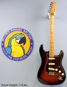 2014 Fender 60th Anniversary American Standard Stratocaster, 3-Color Sunburst, Vintage Noiseless Pickups &amp; Fender Locking Tuners Upgrade, USED