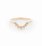Champagne Diamond Grand Tiara Band