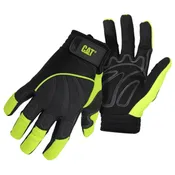 CAT Men’s Utility Gloves, High-Vis Green XL (1 pair)