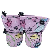 Carly Jo Monster Pink Mittens