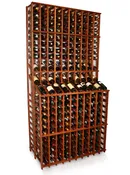 10 Column Triple Display Estate Mahogany Wine Rack (92.5″)