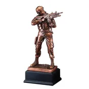 Army Resin Sculpture