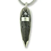 Ancient Bronze Luristan Arrowhead Pendant
