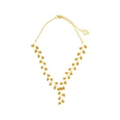All Gold Dome Maxi Handmade Crochet Necklace