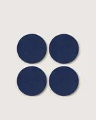 Bierfilzl Merino Wool Round Coaster Solid 4 Pack — Final Sale