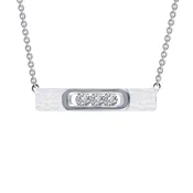 0.33 ct tw Sleek Bar Necklace — Cronier's Fine Jewelry