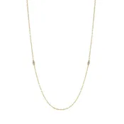 14K 0.04cttw VS Diamond Chain